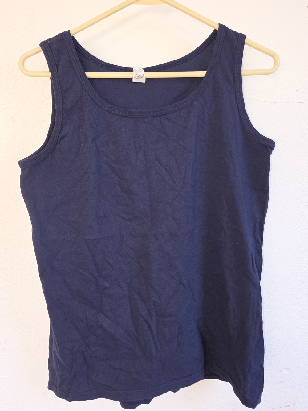 Anvil Navy Women's Cotton Tank Top